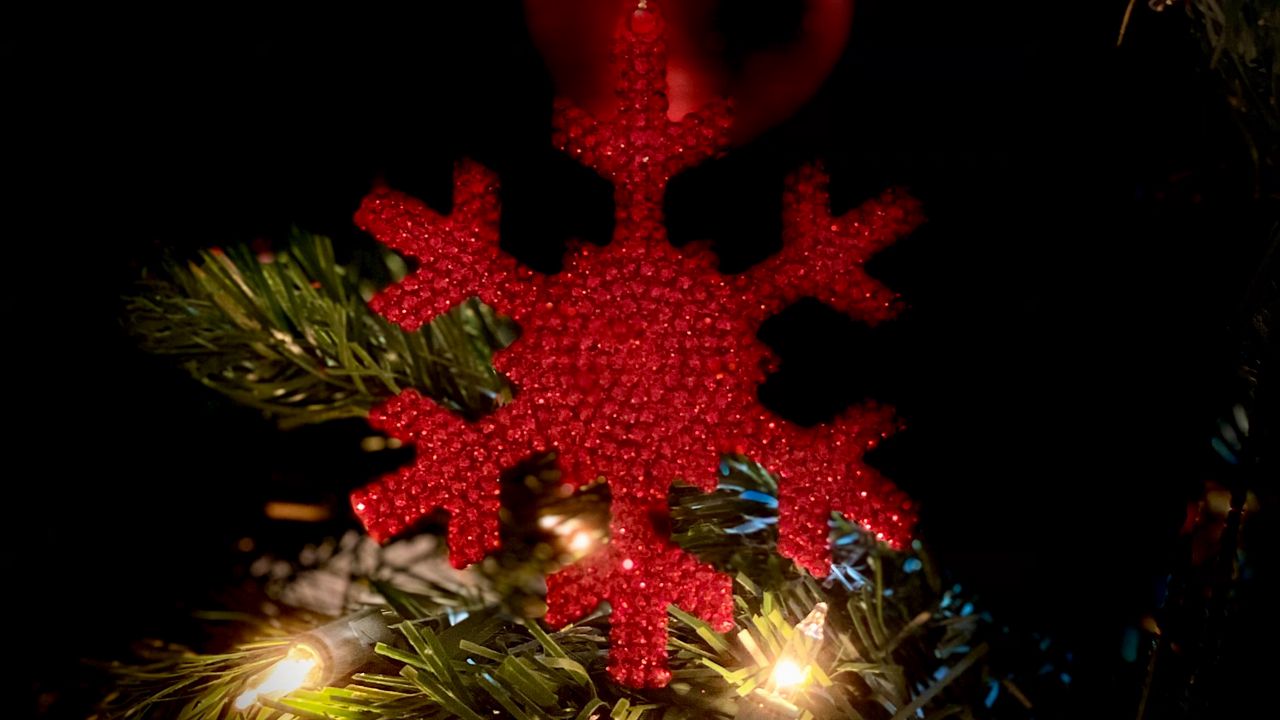 Wallpaper snowflake, decoration, garland, tree, new year, christmas
