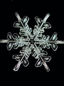 Preview wallpaper snowflake, ice, macro, pattern, crystal