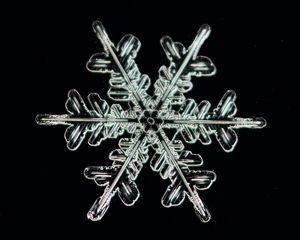 Preview wallpaper snowflake, ice, macro, pattern, crystal