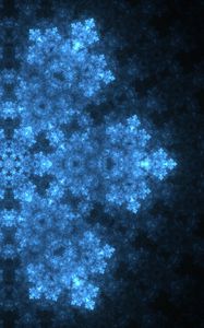 Preview wallpaper snowflake, pattern, abstraction