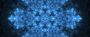 Preview wallpaper snowflake, pattern, abstraction