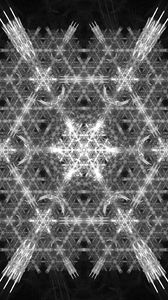 Preview wallpaper snowflake, pattern, fractal, structure, tangled
