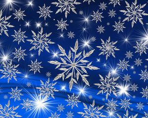 Preview wallpaper snowflakes, art, christmas, new year, winter