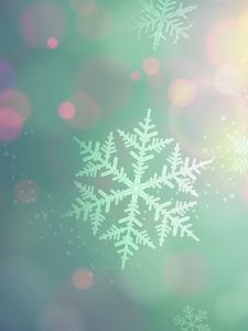 Preview wallpaper snowflakes, background, light, spot