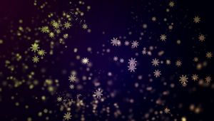 Preview wallpaper snowflakes, background, shiny, abstract