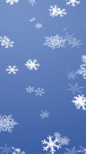 Preview wallpaper snowflakes, background, winter, pattern