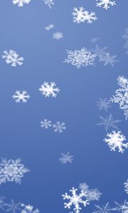 Preview wallpaper snowflakes, background, winter, pattern