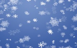 Preview wallpaper snowflakes, background, winter, pattern