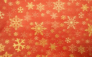 Preview wallpaper snowflakes, christmas, new year, texture, background, red