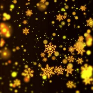 Preview wallpaper snowflakes, patterns, glare, bokeh
