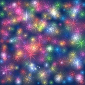 Preview wallpaper snowflakes, patterns, shine, abstraction, multicolored