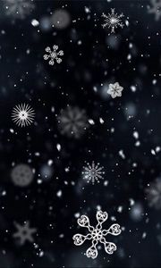Preview wallpaper snowflakes, patterns, texture, winter