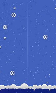 Preview wallpaper snowflakes, snow, winter