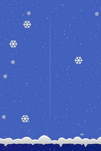 Preview wallpaper snowflakes, snow, winter