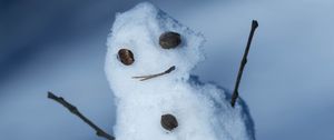 Preview wallpaper snowman, snow, winter