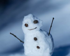 Preview wallpaper snowman, snow, winter