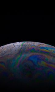 Preview wallpaper soap bubble, bubble, macro, stains, colorful, iridescent