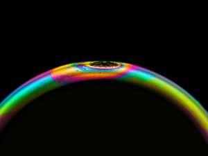 Preview wallpaper soap bubble, bubble, macro, colorful