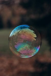 Preview wallpaper soap bubble, bubble, reflection, macro, transparent