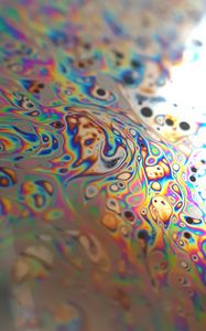 Preview wallpaper soap bubble, stains, macro, surface