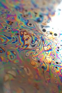 Preview wallpaper soap bubble, stains, macro, surface