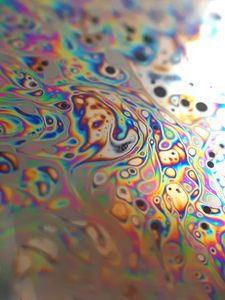 Preview wallpaper soap bubble, stains, macro, surface