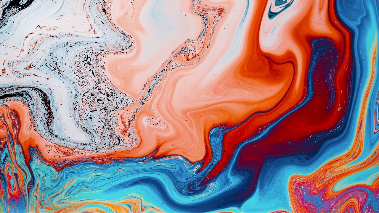 Wallpaper soap bubble, surface, stains, colorful, abstraction, macro