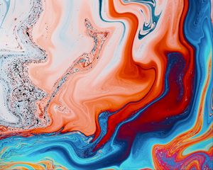 Preview wallpaper soap bubble, surface, stains, colorful, abstraction, macro