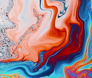 Preview wallpaper soap bubble, surface, stains, colorful, abstraction, macro