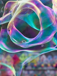 Preview wallpaper soap bubbles, bubbles, transparent, nacre
