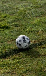 Preview wallpaper soccer ball, ball, field, football