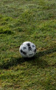 Preview wallpaper soccer ball, ball, field, football