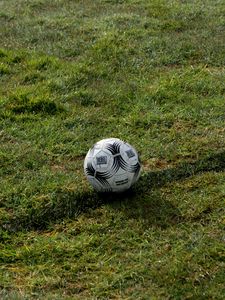 Preview wallpaper soccer ball, ball, field, football