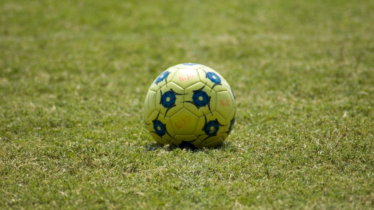 Wallpaper soccer ball, ball, football, grass