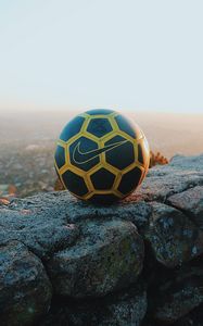 Preview wallpaper soccer ball, ball, soccer, sport, sports, light