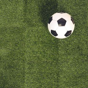 Preview wallpaper soccer ball, field, football, sport