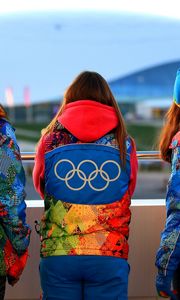 Preview wallpaper sochi 2014, people, clothing, symbols, olympics