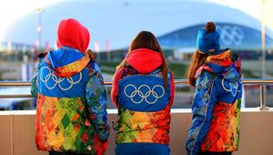 Preview wallpaper sochi 2014, people, clothing, symbols, olympics