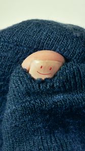 Preview wallpaper sock, smiley, funny, humor