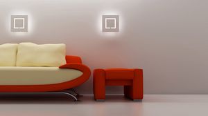 Preview wallpaper sofa, chair, style, furniture, walls, light