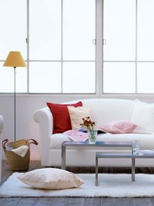 Preview wallpaper sofa, cushions, style, interior, comfort, light