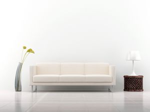 Preview wallpaper sofa, decoration, interior, vase, lamp, white background