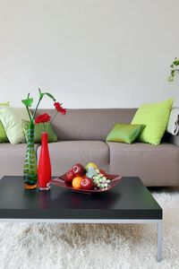 Preview wallpaper sofa, lamp, rug, style, interior, comfort