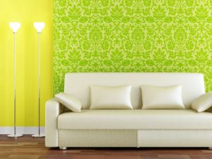 Preview wallpaper sofa, lamps, wall, wallpaper, style