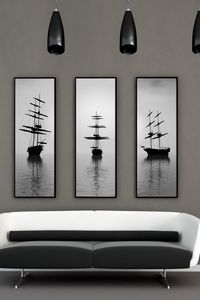 Preview wallpaper sofa, paintings, wall decoration, design, interior