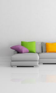Preview wallpaper sofa, pillows, branch