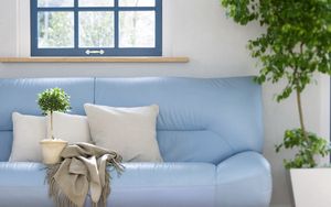 Preview wallpaper sofa, pillows, flower, box, blanket