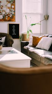 Preview wallpaper sofa, pillows, interior, light