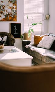Preview wallpaper sofa, pillows, interior, light