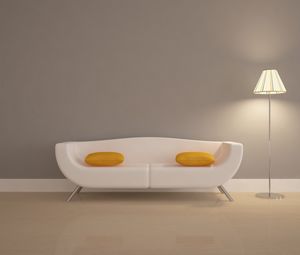 Preview wallpaper sofa, pillows, lamp